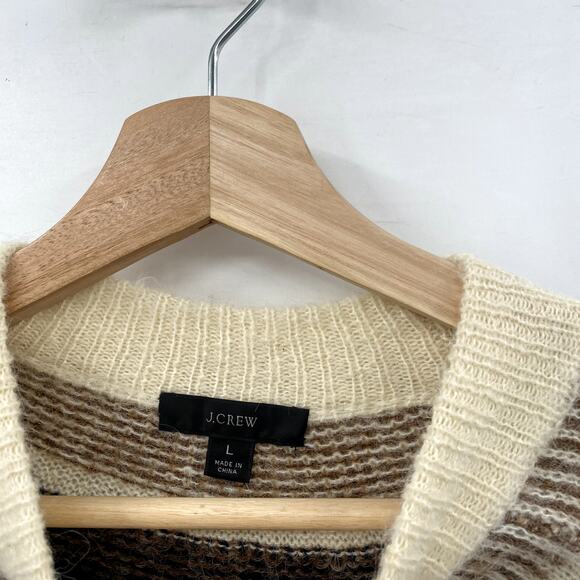 J Crew Women's Fair Isle yoke puff-sleeve sweater - Picture 5 of 6